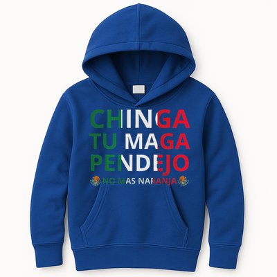 Chinga Tu Maga Patriotic Mexican Trump Kids Hoodie