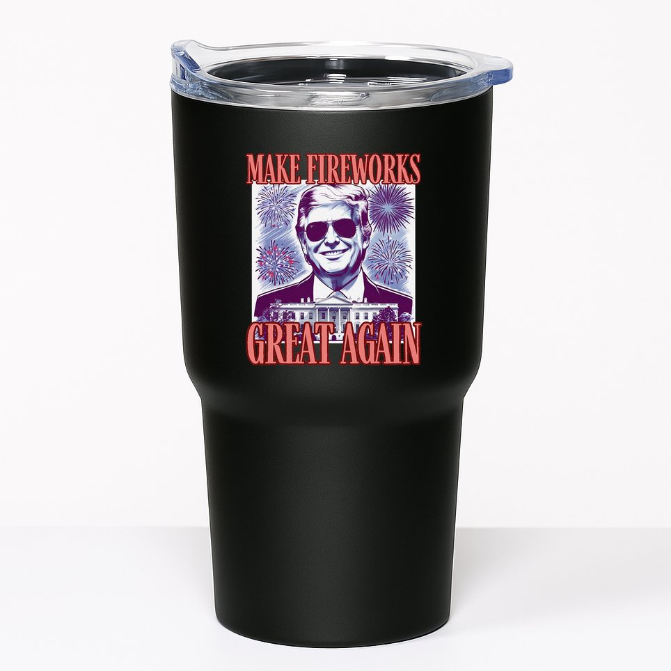 Cute Trump Make Fireworks Great Again 4th Of July 2025 Tumbler