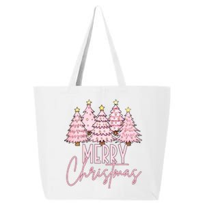 Christmas Tree Merry And Bright Christmas Tree Long Sleeve 25L Jumbo Tote