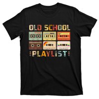 Cassette Tape Music 80s Retro Old School Playlist T-Shirt