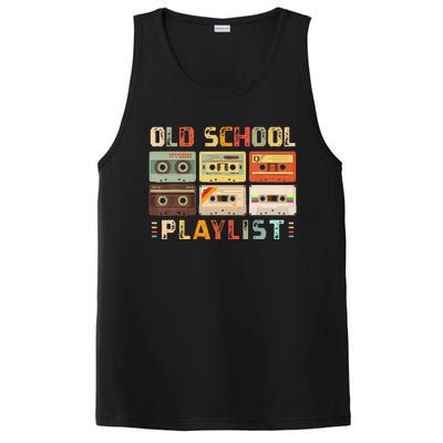 Cassette Tape Music 80s Retro Old School Playlist PosiCharge Competitor Tank