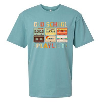 Cassette Tape Music 80s Retro Old School Playlist Sueded Cloud Jersey T-Shirt