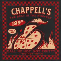 Chappell The Midwest Call Me Hot Retro Pizza Hot To Go Gift 7 Panel Mesh Trucker Snapback Hat
