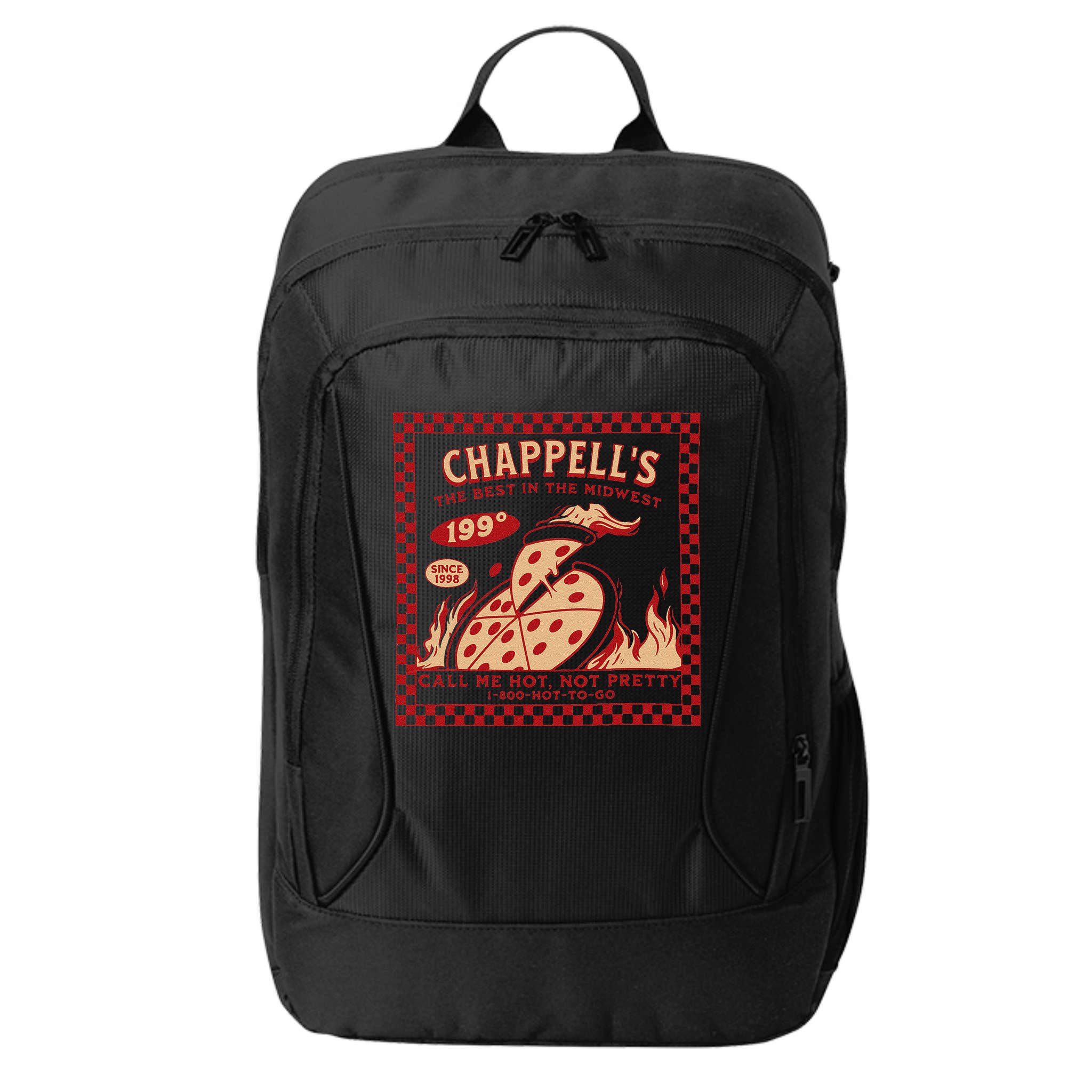 Chappell The Midwest Call Me Hot Retro Pizza Hot To Go Gift City Backpack