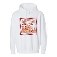 Chappell The Midwest Call Me Hot Retro Pizza Hot To Go Gift Garment-Dyed Fleece Hoodie