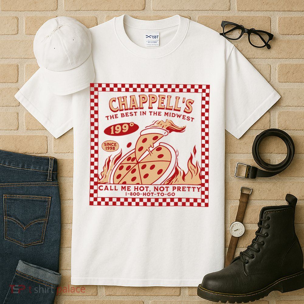 Chappell The Midwest Call Me Hot Retro Pizza Hot To Go Gift Tall T-Shirt
