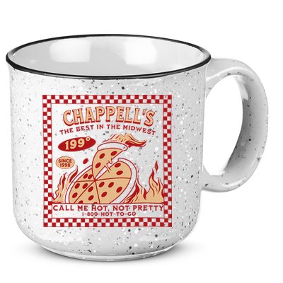 Chappell The Midwest Call Me Hot Retro Pizza Hot To Go Gift 15oz Campfire Ceramic Mug