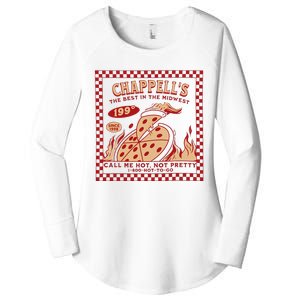 Chappell The Midwest Call Me Hot Retro Pizza Hot To Go Gift Women's Perfect Tri Tunic Long Sleeve Shirt