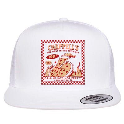 Chappell The Midwest Call Me Hot Retro Pizza Hot To Go Gift Flatbill Hat