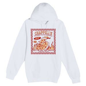 Chappell The Midwest Call Me Hot Retro Pizza Hot To Go Gift Premium Pullover Hoodie