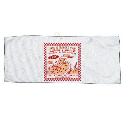 Chappell The Midwest Call Me Hot Retro Pizza Hot To Go Gift Large Microfiber Waffle Golf Towel