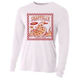 Chappell The Midwest Call Me Hot Retro Pizza Hot To Go Gift Cooling Performance Long Sleeve Crew