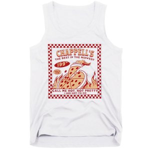 Chappell The Midwest Call Me Hot Retro Pizza Hot To Go Gift Tank Top