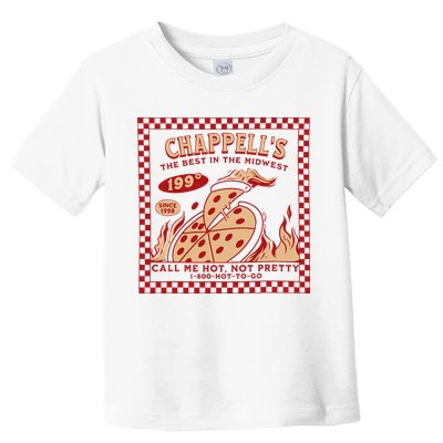 Chappell The Midwest Call Me Hot Retro Pizza Hot To Go Gift Toddler T-Shirt