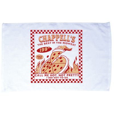 Chappell The Midwest Call Me Hot Retro Pizza Hot To Go Gift Microfiber Hand Towel