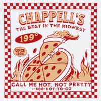 Chappell The Midwest Call Me Hot Retro Pizza Hot To Go Gift Women's Crop Top Tee