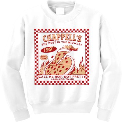 Chappell The Midwest Call Me Hot Retro Pizza Hot To Go Gift Kids Sweatshirt