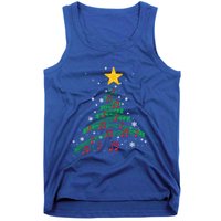 Christmas Tree Music Notes Musical Christmas Carols Songs Cute Gift Tank Top