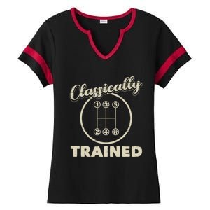 Classically Trained Mechanical Great Gift Ladies Halftime Notch Neck Tee