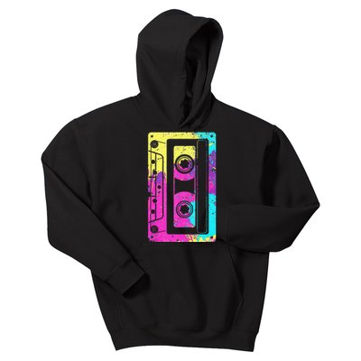 Cassette Tape Mixtape 80s And 90s Costume Kids Hoodie