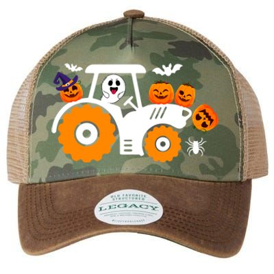 Cute Truck Monster Boo Ghosgift Funny Pumpkin Halloween Great Gift Legacy Tie Dye Trucker Hat