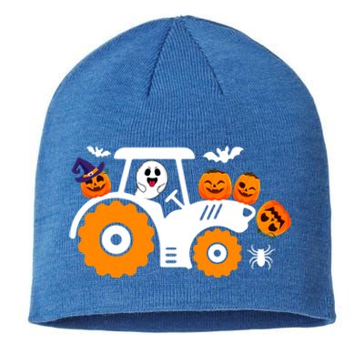 Cute Truck Monster Boo Ghosgift Funny Pumpkin Halloween Great Gift Sustainable Beanie