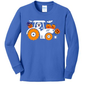 Cute Truck Monster Boo Ghosgift Funny Pumpkin Halloween Great Gift Kids Long Sleeve Shirt