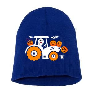 Cute Truck Monster Boo Ghosgift Funny Pumpkin Halloween Great Gift Short Acrylic Beanie