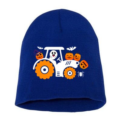 Cute Truck Monster Boo Ghosgift Funny Pumpkin Halloween Great Gift Short Acrylic Beanie