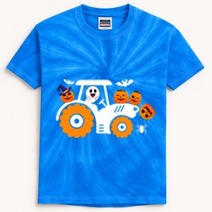 Cute Truck Monster Boo Ghosgift Funny Pumpkin Halloween Great Gift Kids Tie-Dye T-Shirt