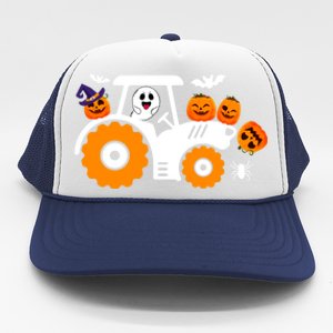 Cute Truck Monster Boo Ghosgift Funny Pumpkin Halloween Great Gift Trucker Hat