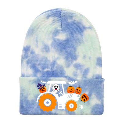 Cute Truck Monster Boo Ghosgift Funny Pumpkin Halloween Great Gift Tie Dye 12in Knit Beanie