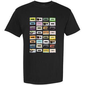 Cassette Tapes Mixtapes 1980s Radio Music Graphic Print Garment-Dyed Heavyweight T-Shirt