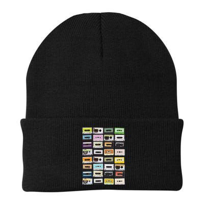 Cassette Tapes Mixtapes 1980s Radio Music Graphic Print Beanie