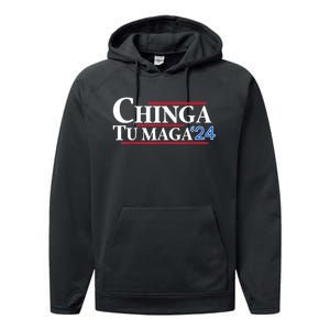 Chinga Tu Maga 24 Performance Fleece Hoodie