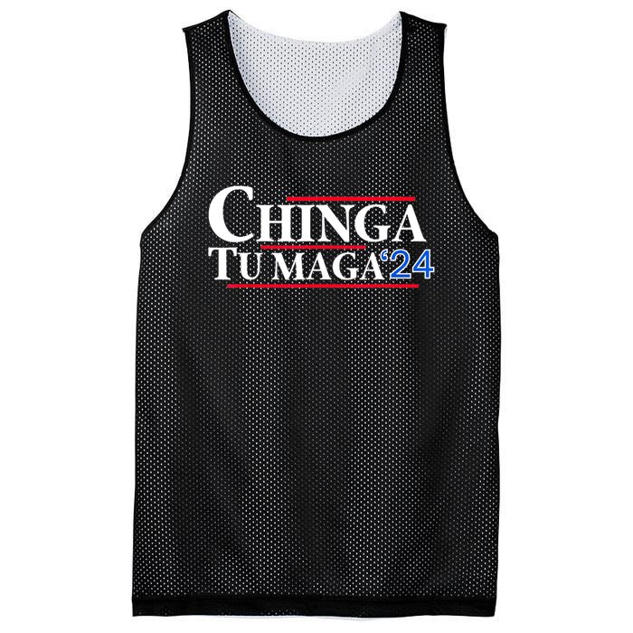 Chinga Tu Maga 24 Mesh Reversible Basketball Jersey Tank