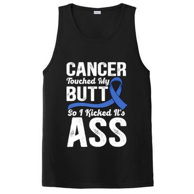 Cancer Touched My Butt So I Kicked It's Ass Colon Cancer PosiCharge Competitor Tank