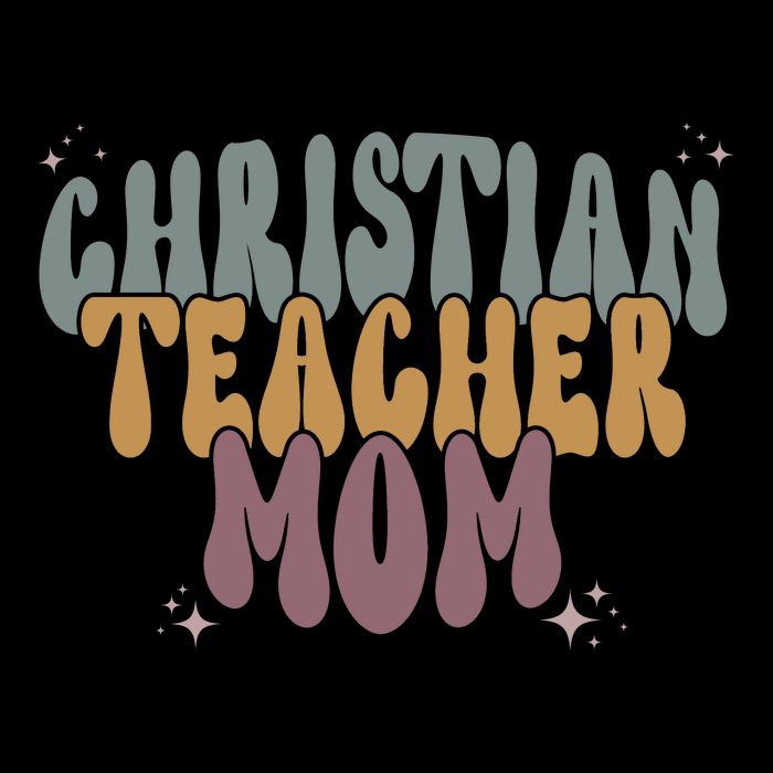 Christian Teacher Mom Retro Impact Tech Backpack