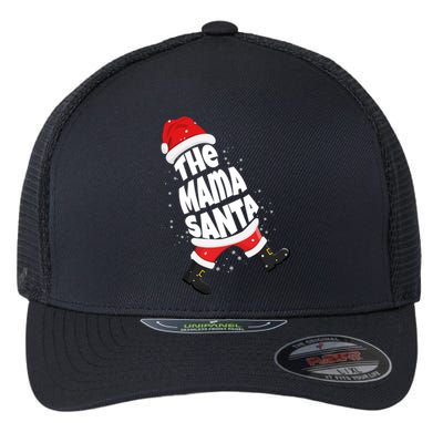 Christmas The Mama Santa Family Christmas Mama Santa Claus Gift Flexfit Unipanel Trucker Cap