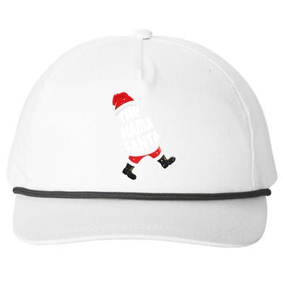 Christmas The Mama Santa Family Christmas Mama Santa Claus Gift Snapback Five-Panel Rope Hat