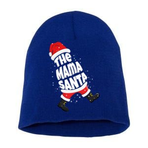 Christmas The Mama Santa Family Christmas Mama Santa Claus Gift Short Acrylic Beanie