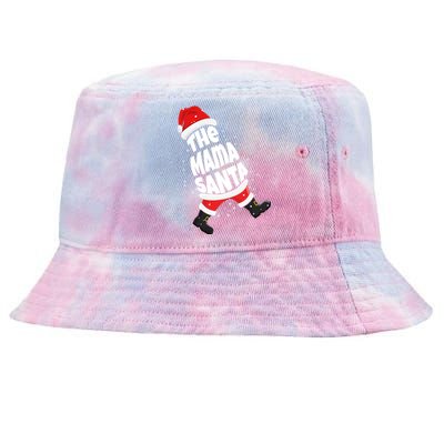 Christmas The Mama Santa Family Christmas Mama Santa Claus Gift Tie-Dyed Bucket Hat