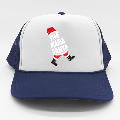 Christmas The Mama Santa Family Christmas Mama Santa Claus Gift Trucker Hat