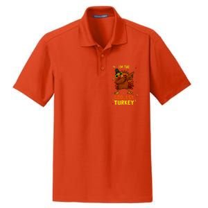 Coolest Turkey Matching Family Group Thanksgiving Party PJ Dry Zone Grid Polo