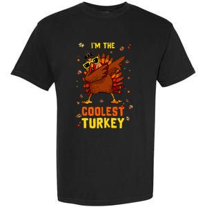 Coolest Turkey Matching Family Group Thanksgiving Party PJ Garment-Dyed Heavyweight T-Shirt