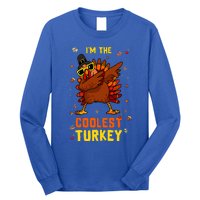 Coolest Turkey Matching Family Group Thanksgiving Party PJ Long Sleeve Shirt