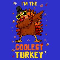 Coolest Turkey Matching Family Group Thanksgiving Party PJ Apron