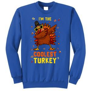 Coolest Turkey Matching Family Group Thanksgiving Party PJ Sweatshirt