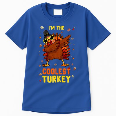 Coolest Turkey Matching Family Group Thanksgiving Party PJ Tall T-Shirt