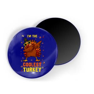 Coolest Turkey Matching Family Group Thanksgiving Party PJ Magnet